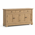 Eichenholz Sideboard mit 3 Schubladen und 4 Türen