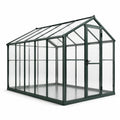 Aluminium Gewächshaus mit Polycarbonat Dunkelgrün 300x200x220cm