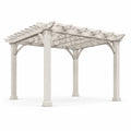 Holz Gartenpergola 300x300x250 cm Weiß