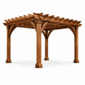 Holzpergola aus Teakholz 300x300x250 cm